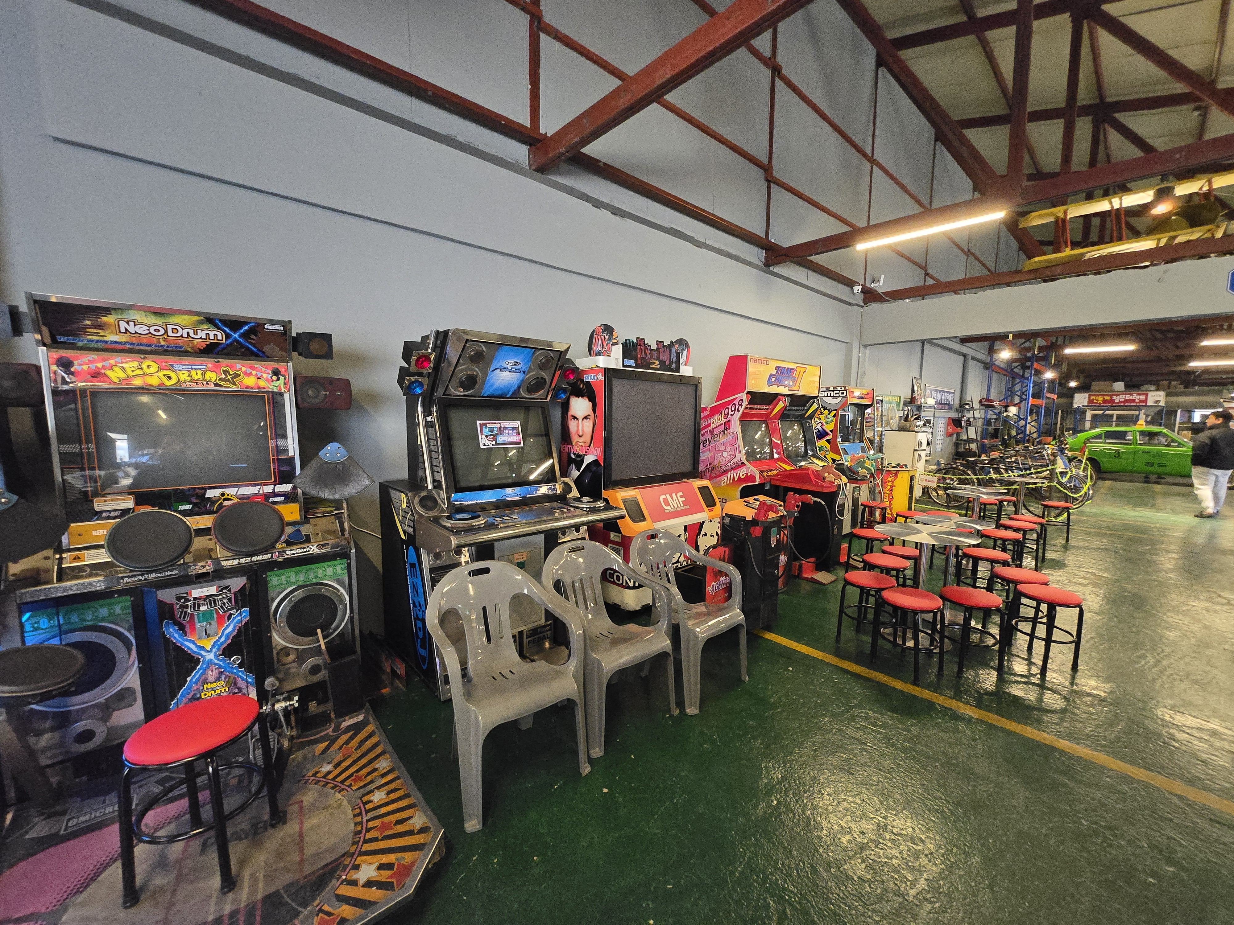 청도 덕산방직 카페 오락실