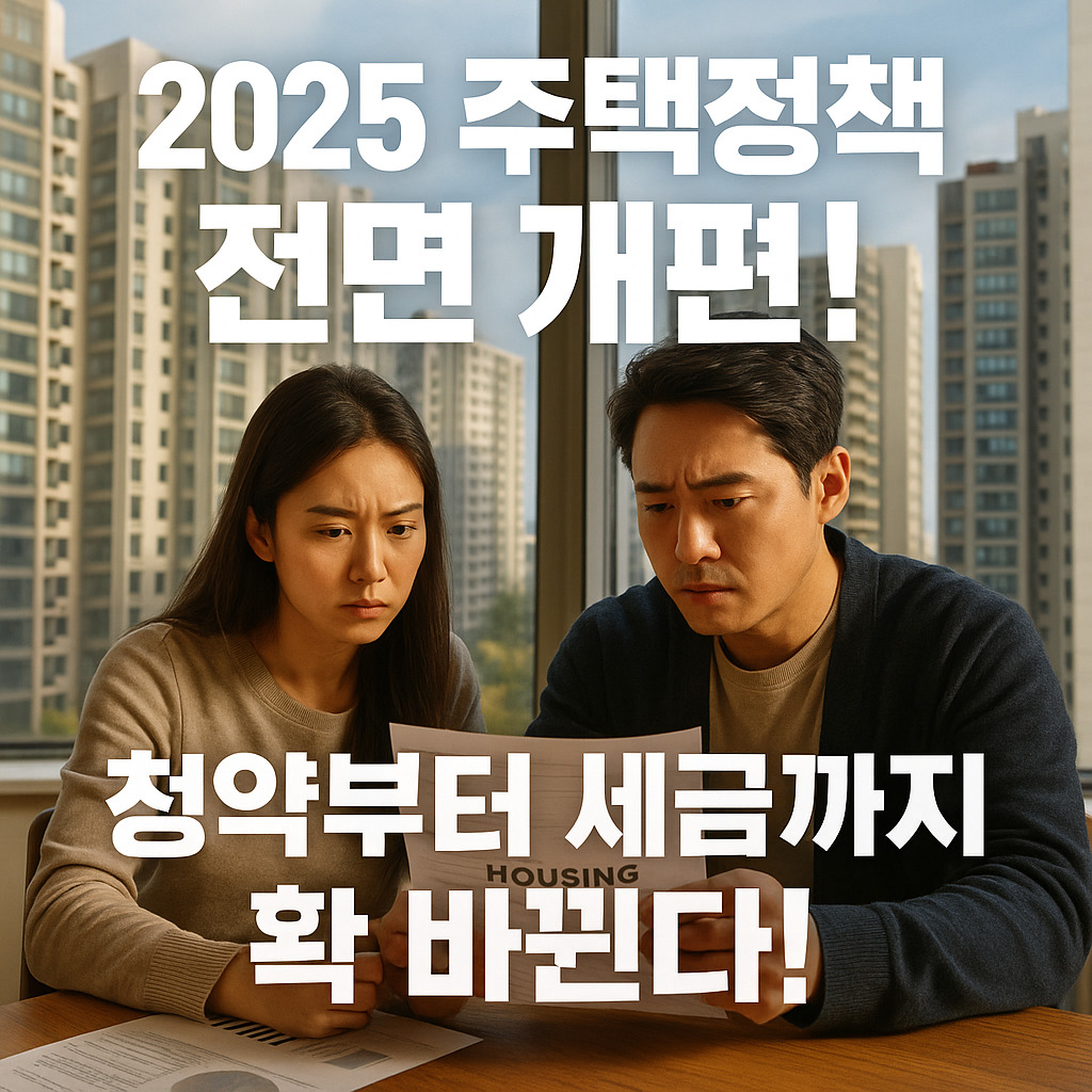 2025년 주택 정책 대 개편