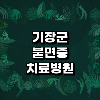 부산 기장군 불면증