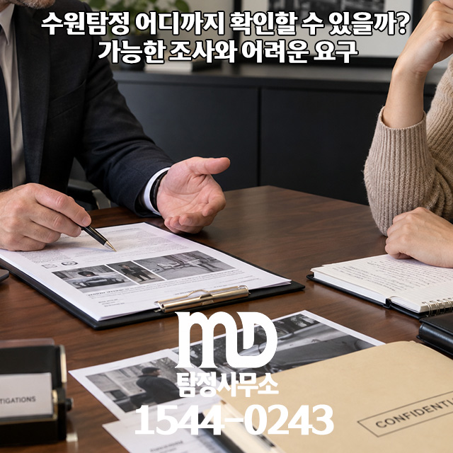 수원탐정 의뢰인과 상담 진행
