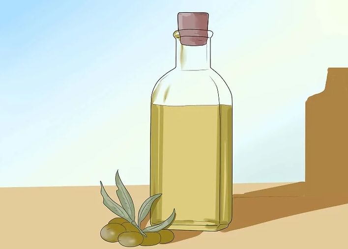 오일을 발라준다