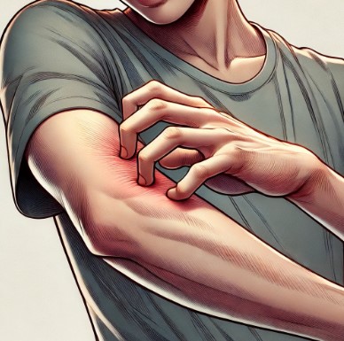 콜린성 두드러기 관련 이미지