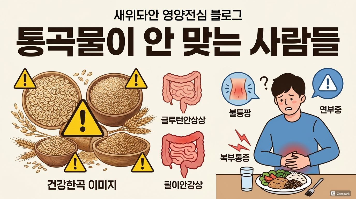 통곡물이 안 맞는 사람들