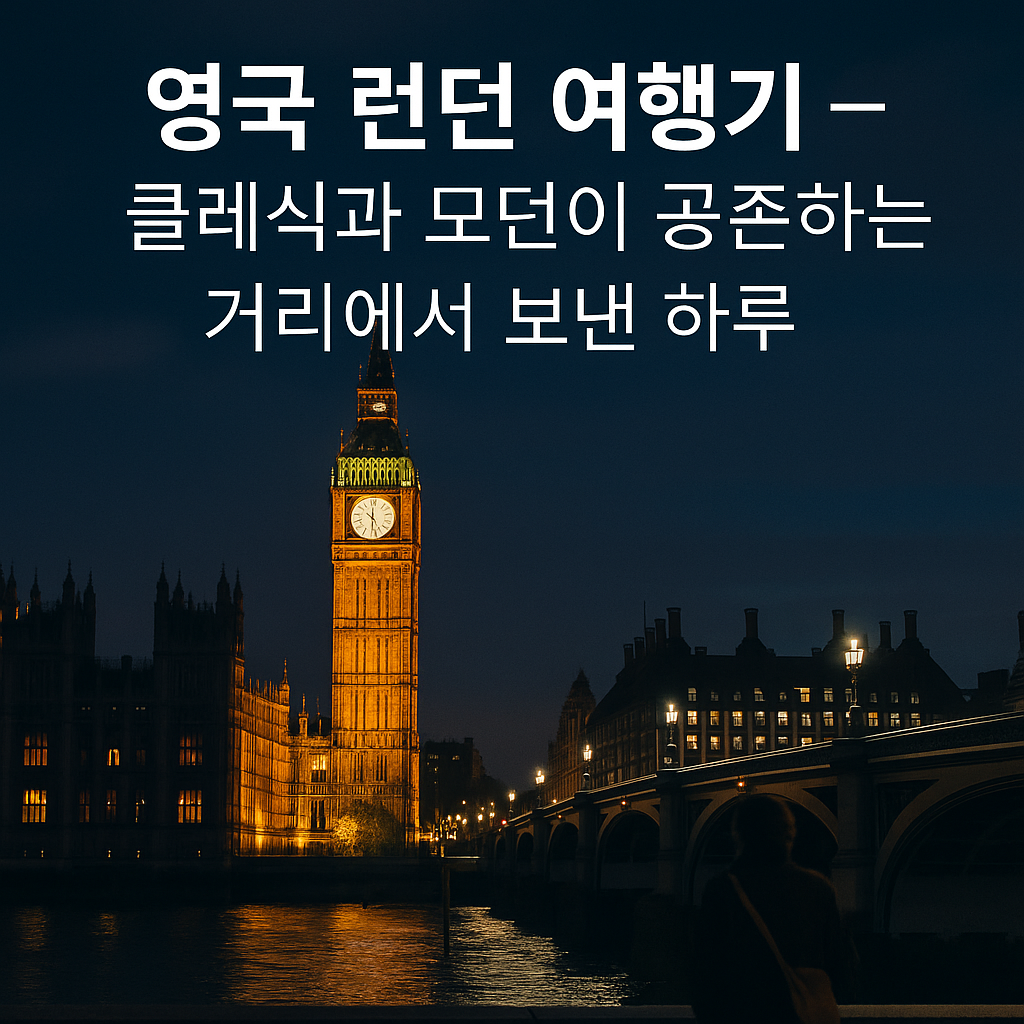 영국 런던 여행기 — 클래식과 모던이 공존하는 거리에서 보낸 하루