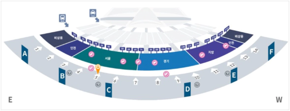 6012번-공항버스-승차위치