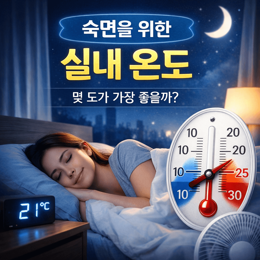 숙면을 위한 실내 온도는 몇 도가 정답일까? 수면의 질이 달라진다