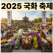 2025년 국화 축제 주요 지역 추천