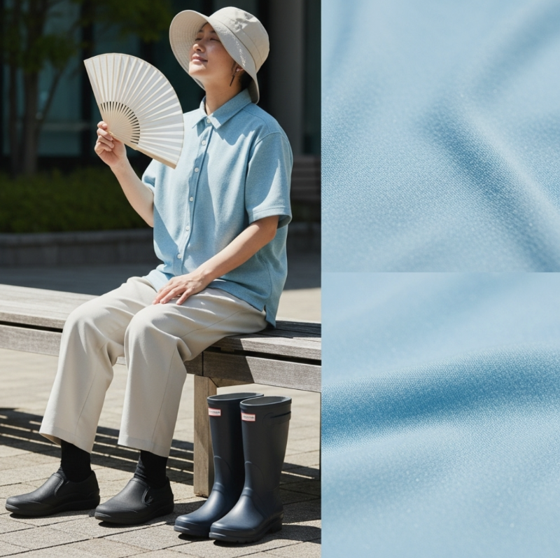 입는 에어컨? 냉감 소재의 진화