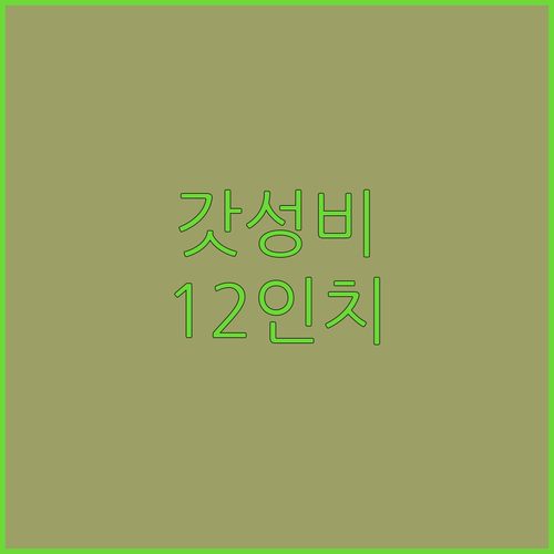 가성비 갓성비 12인치 태블릿PC! 