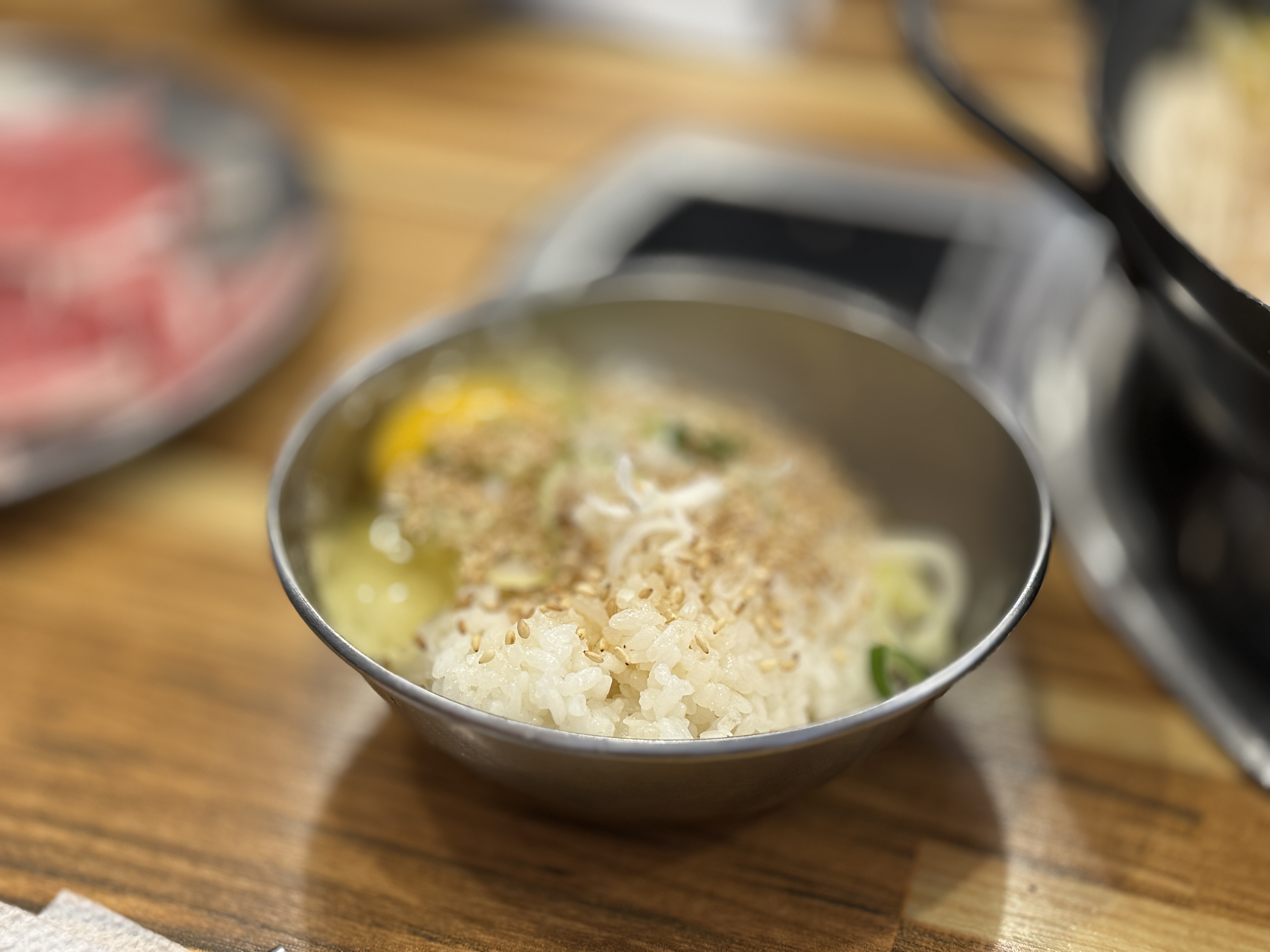 서울 교대역 맛집인 천진교자 계란죽 재료