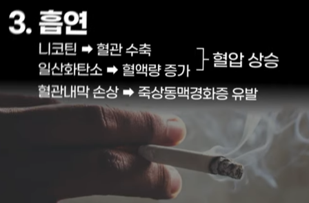조절할 수 있는 위험 요인