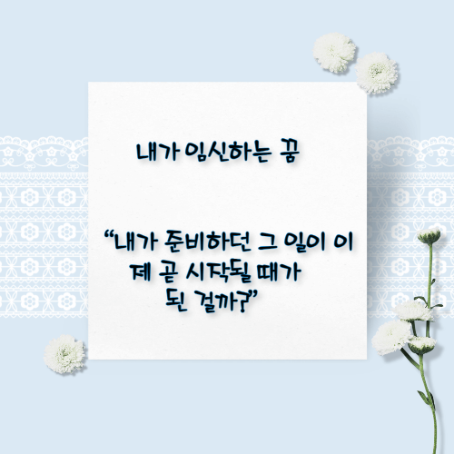 임신하는 꿈해몽