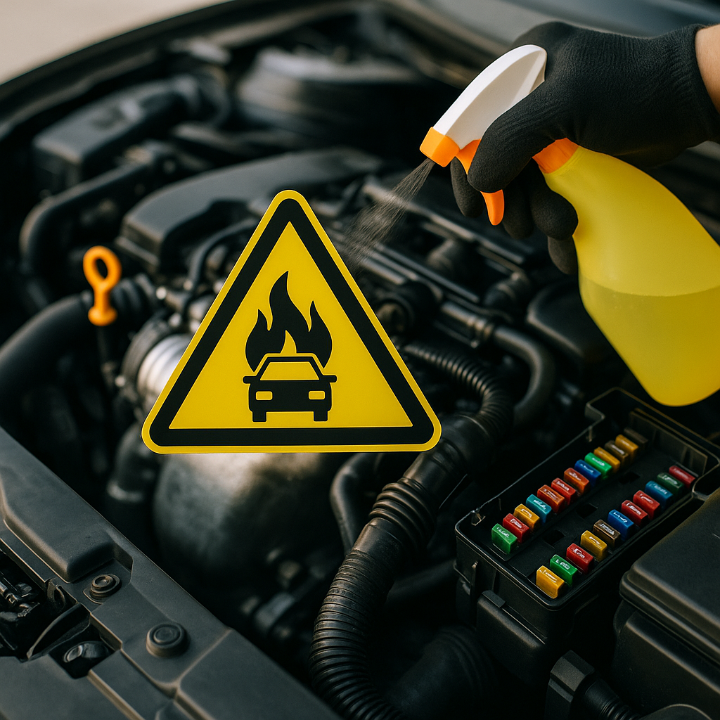 여름철 차량 화재 예방법: 엔진룸 청소와 퓨즈 점검으로 사고 방지