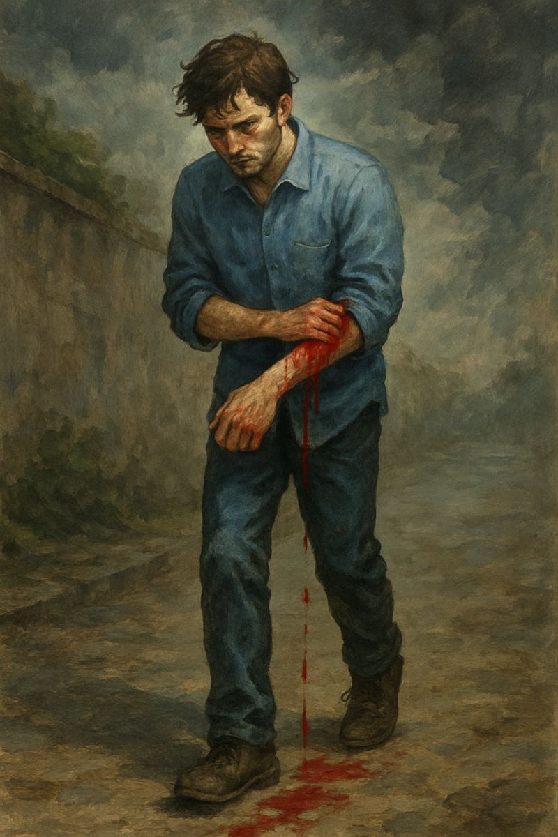 피 흘리는 꿈, 재물운 상승?