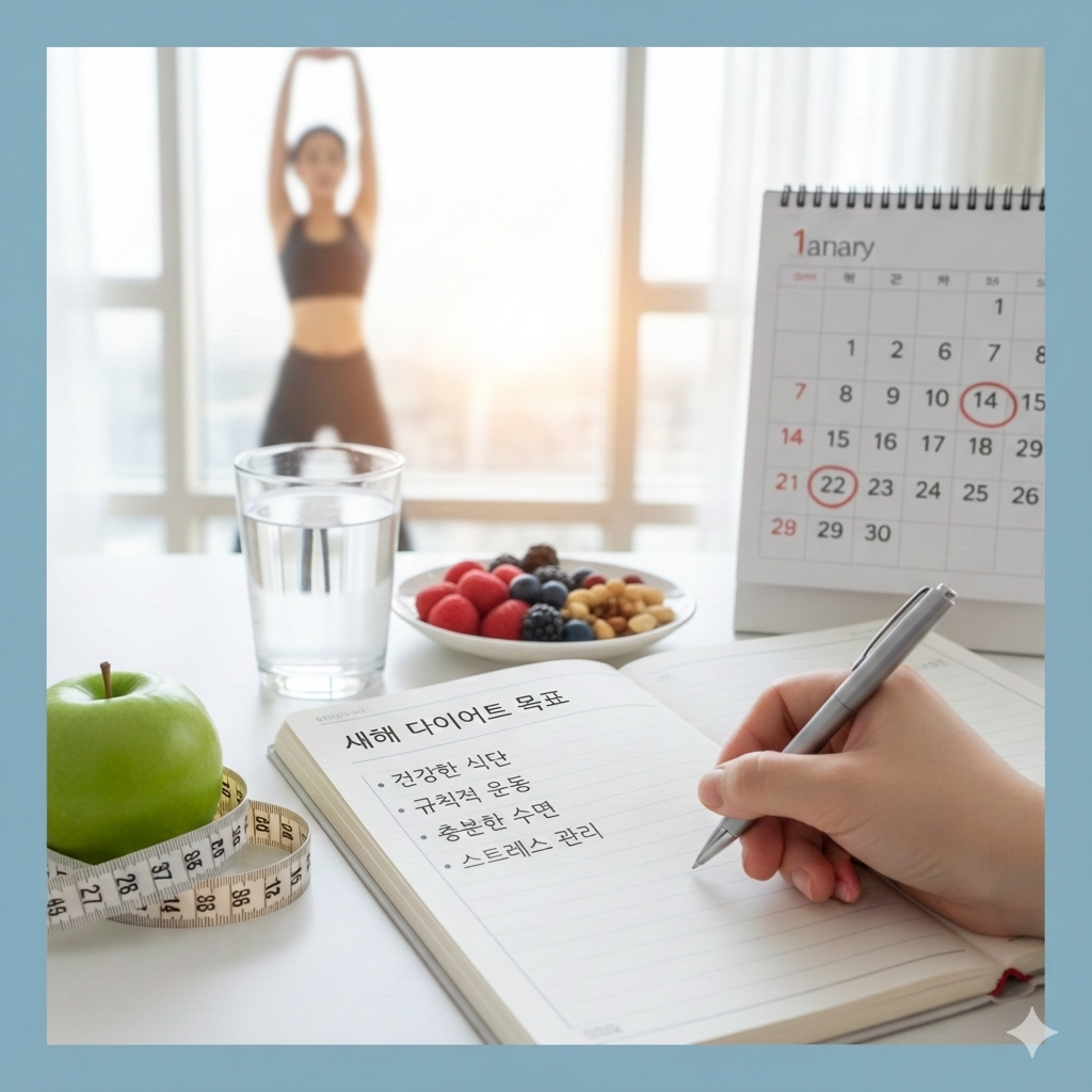 새해 다이어트 목표 설정: 건강한 체중 관리 방법