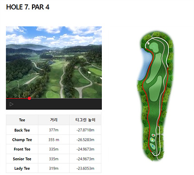 푸른솔GC마운틴/힐_16홀
