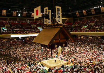 스모 경기장의 모습