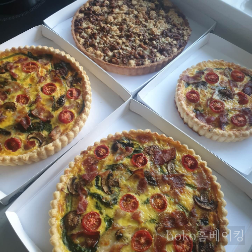 호코홈베이킹-키슈와호두파이