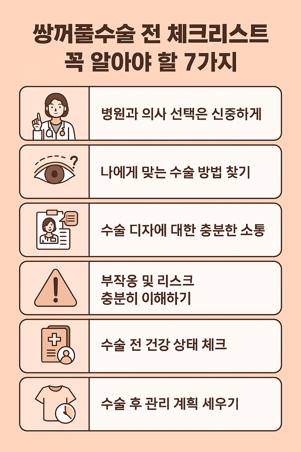 쌍꺼풀수술_체크리스트