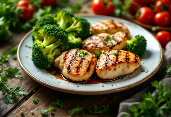 체중 감량을 위한 고단백 저탄수화물 식단 플랜