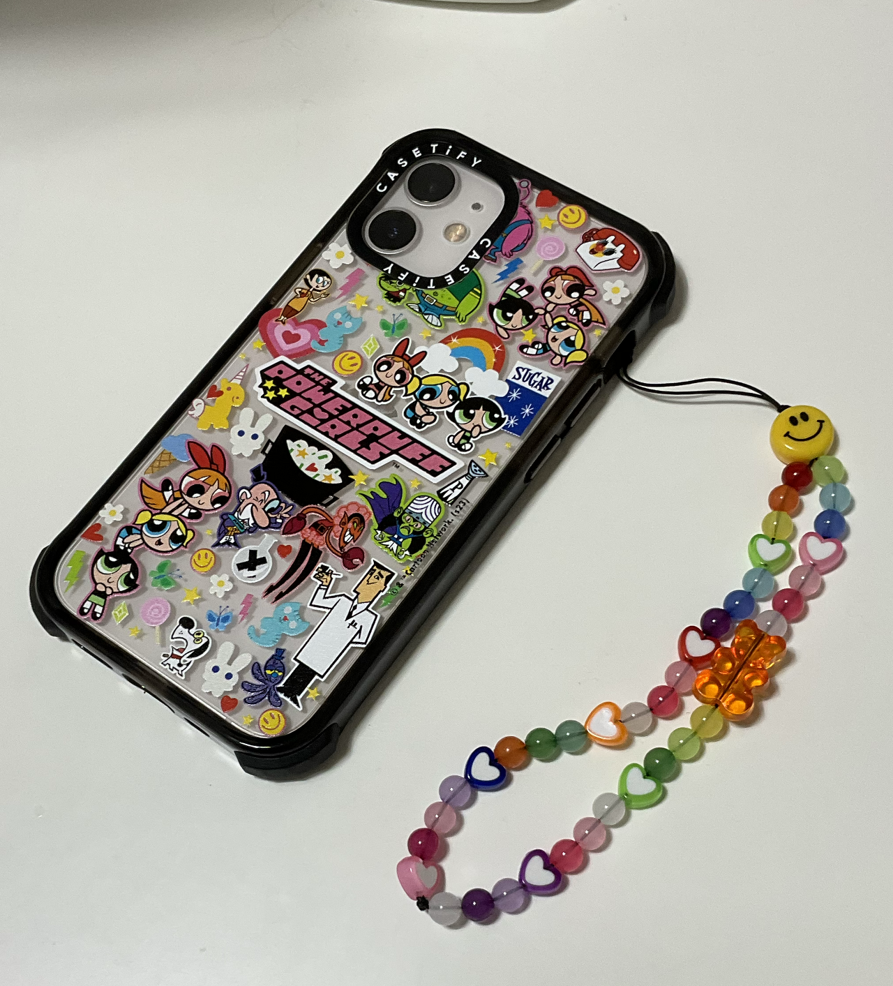 추가로 스트랩 착장한 모습.