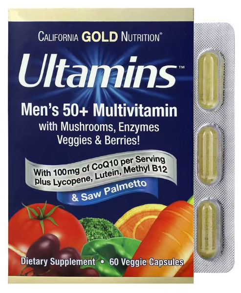California Gold Nutrition Ultamins Man 50