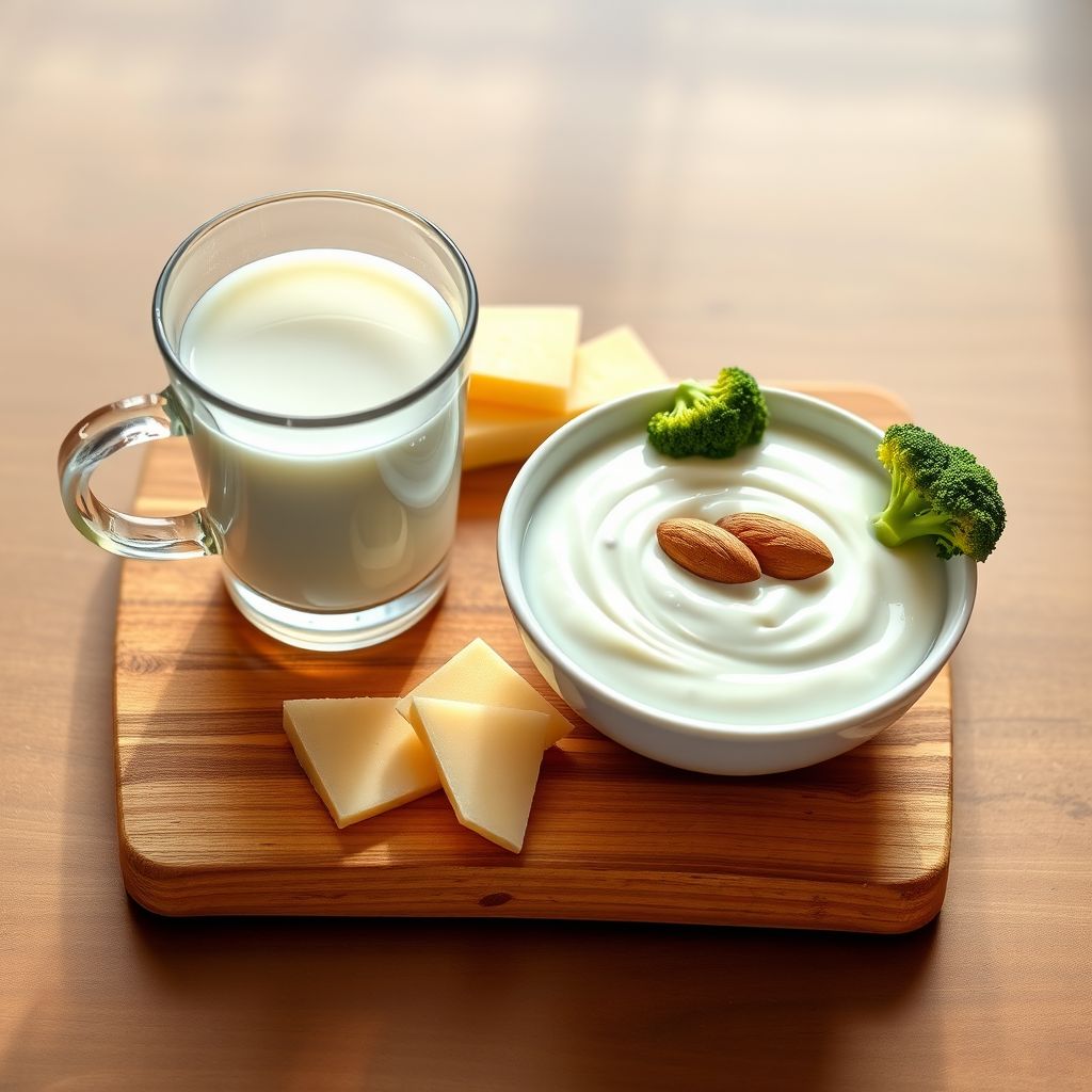 갱년기 영양 가이드 관련 이미지 (칼슘가득식탁)