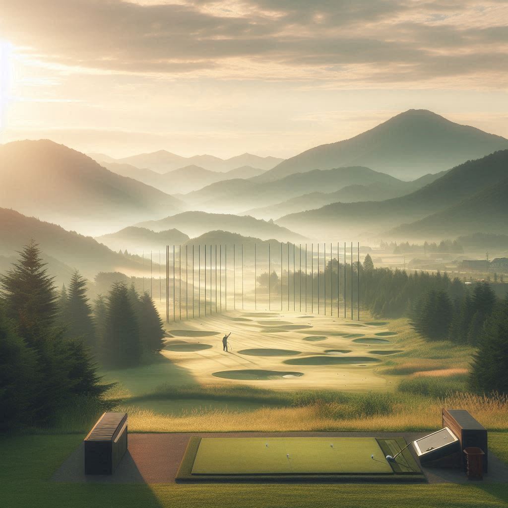 실외골프연습장 배경