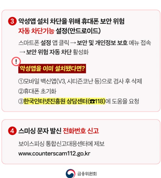 민생소비쿠폰 스미싱 간단확인방법