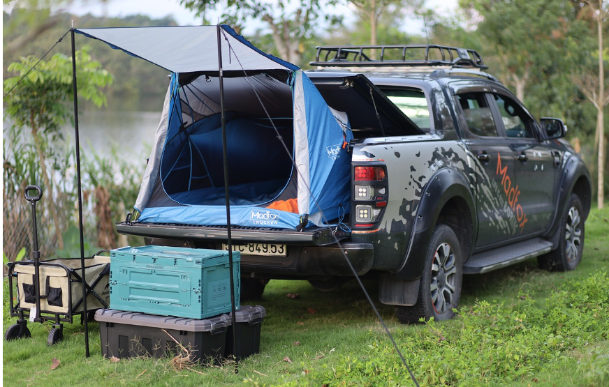 트럭 트렁크 텐트 차박