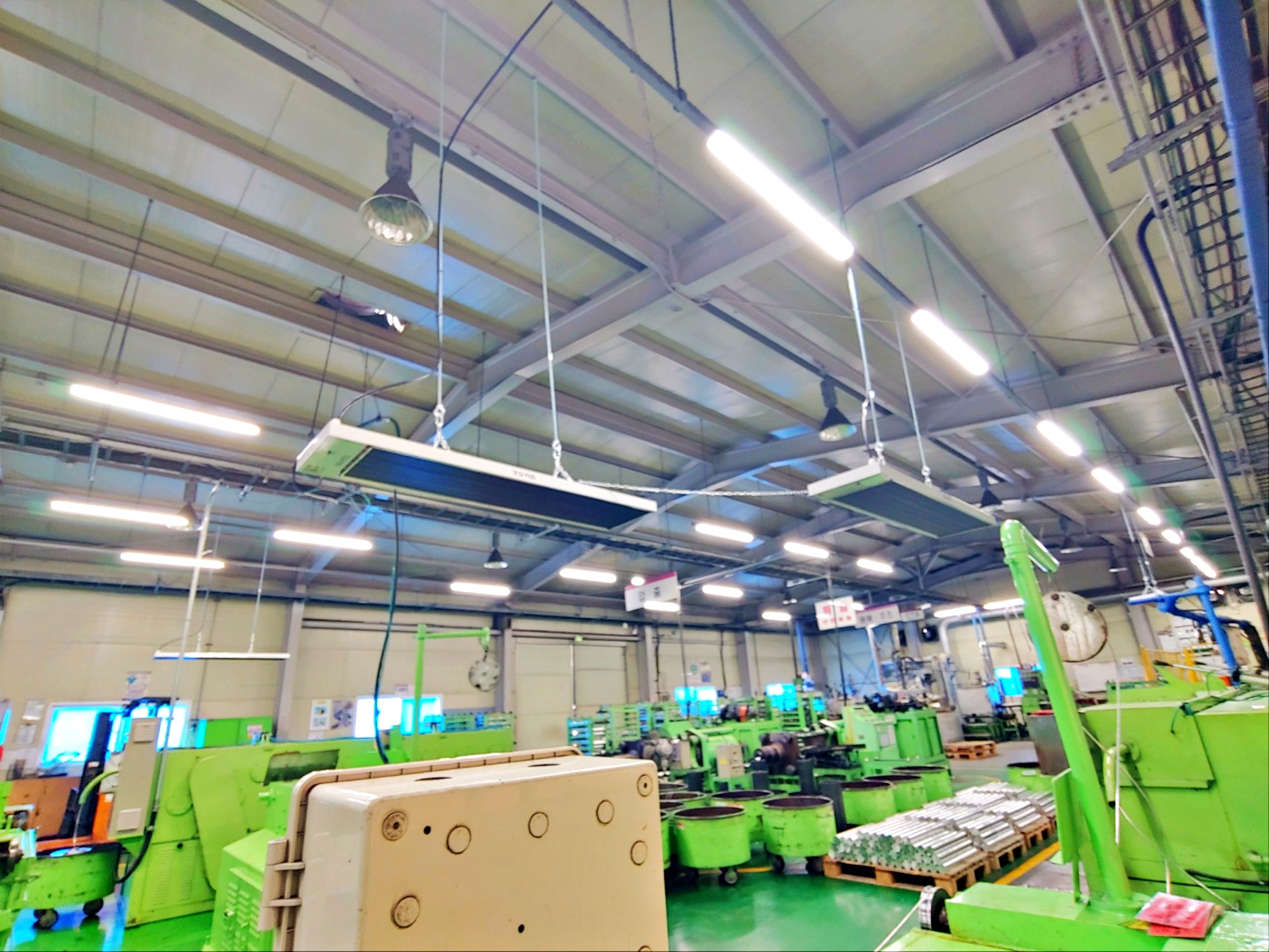 양산 공장 전기히터 설치2