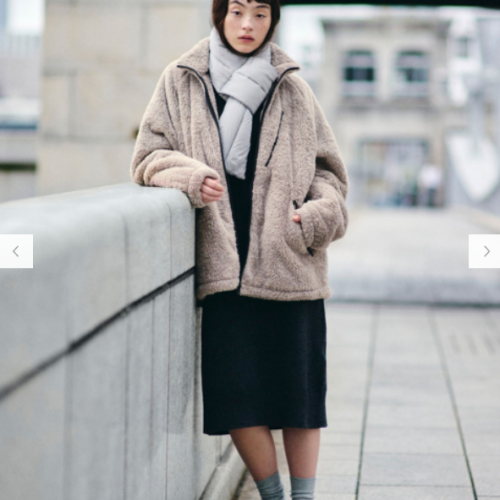 유니클로 니들스 풀집업 사진