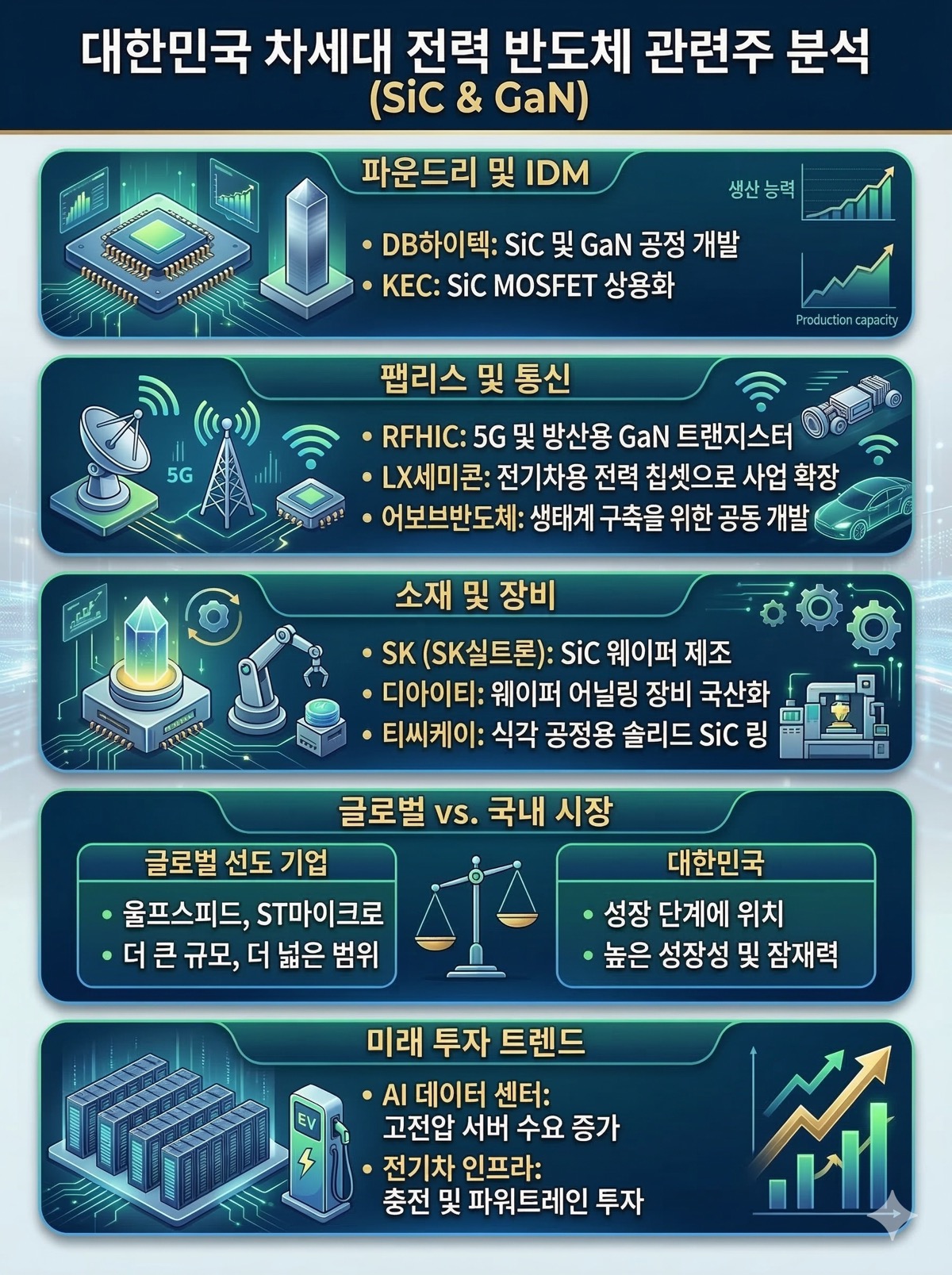 차세대 전력 반도체 관련주