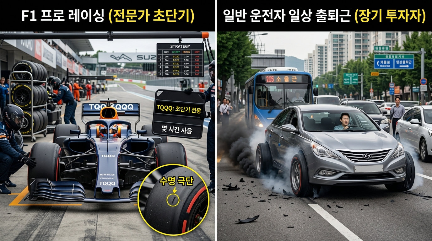 레버리지 ETF에 대한 F1 레이싱 타이어 비유