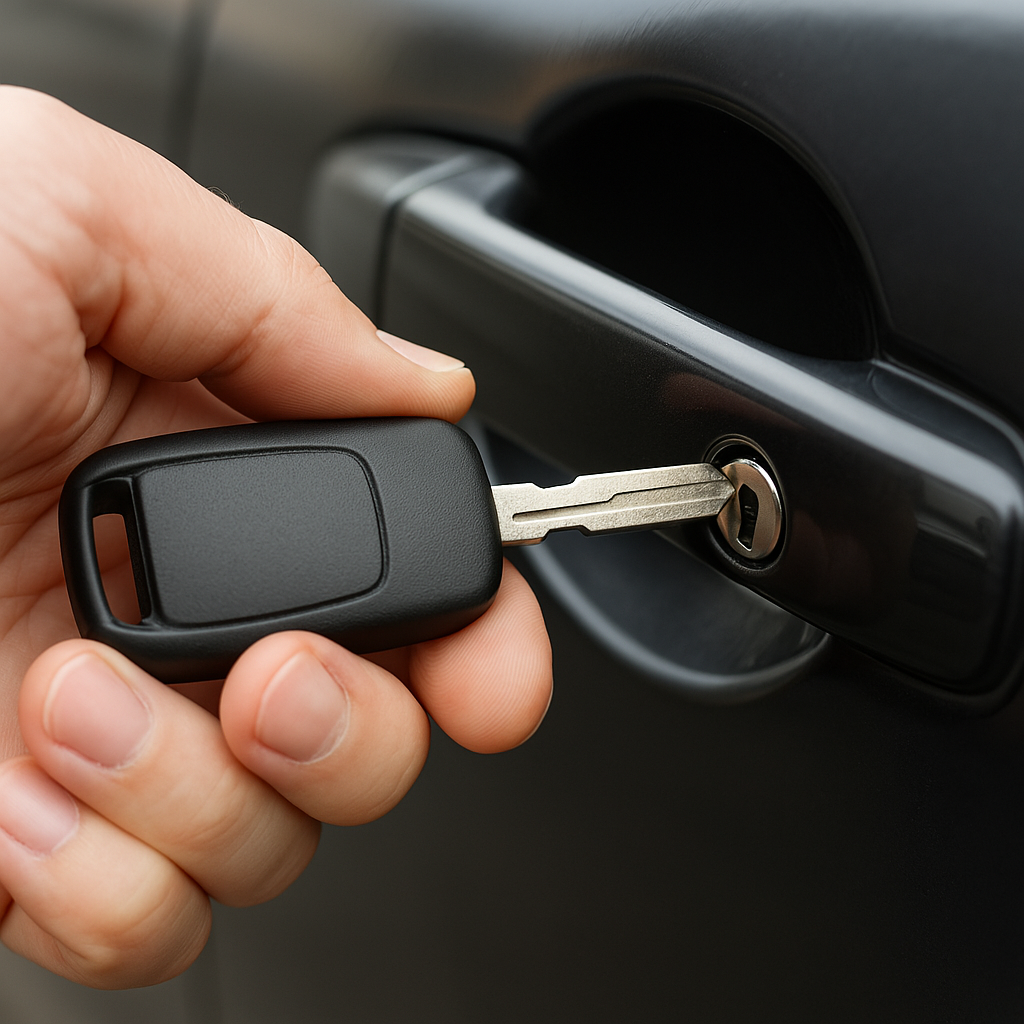 스마트키 방전 시 차 문 여는 법