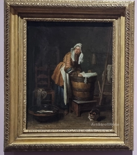 Jean Simeon Chardin - The Washerwoman - ArtStrollNote