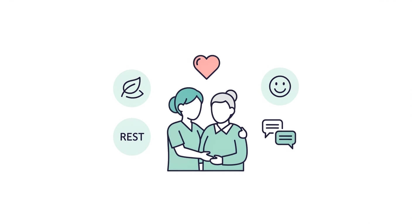 치매 가족 간병자를 위한 지침서 (쉼, 감정관리, 소통)