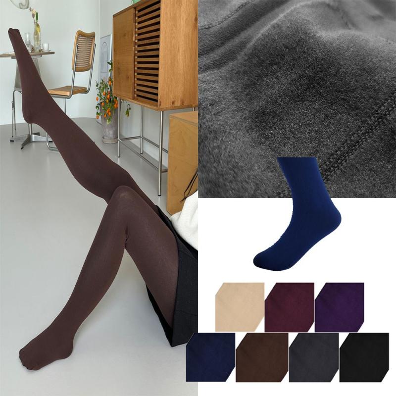 여자 기모 컬러 유발레깅스 따뜻한 학생 겨울스타킹 12628424