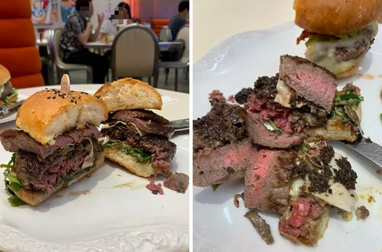 1966버거 고기 질 상태