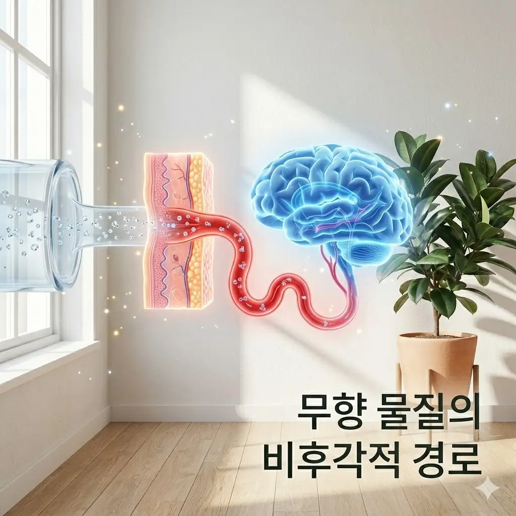무향 물질이 감정 반응을 완화하는 비후각적 경로