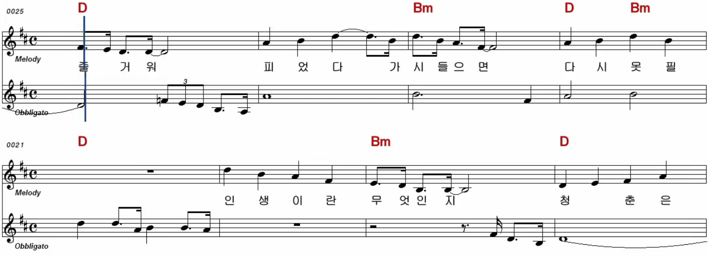 소명(윤일로) 기타 부기 악보