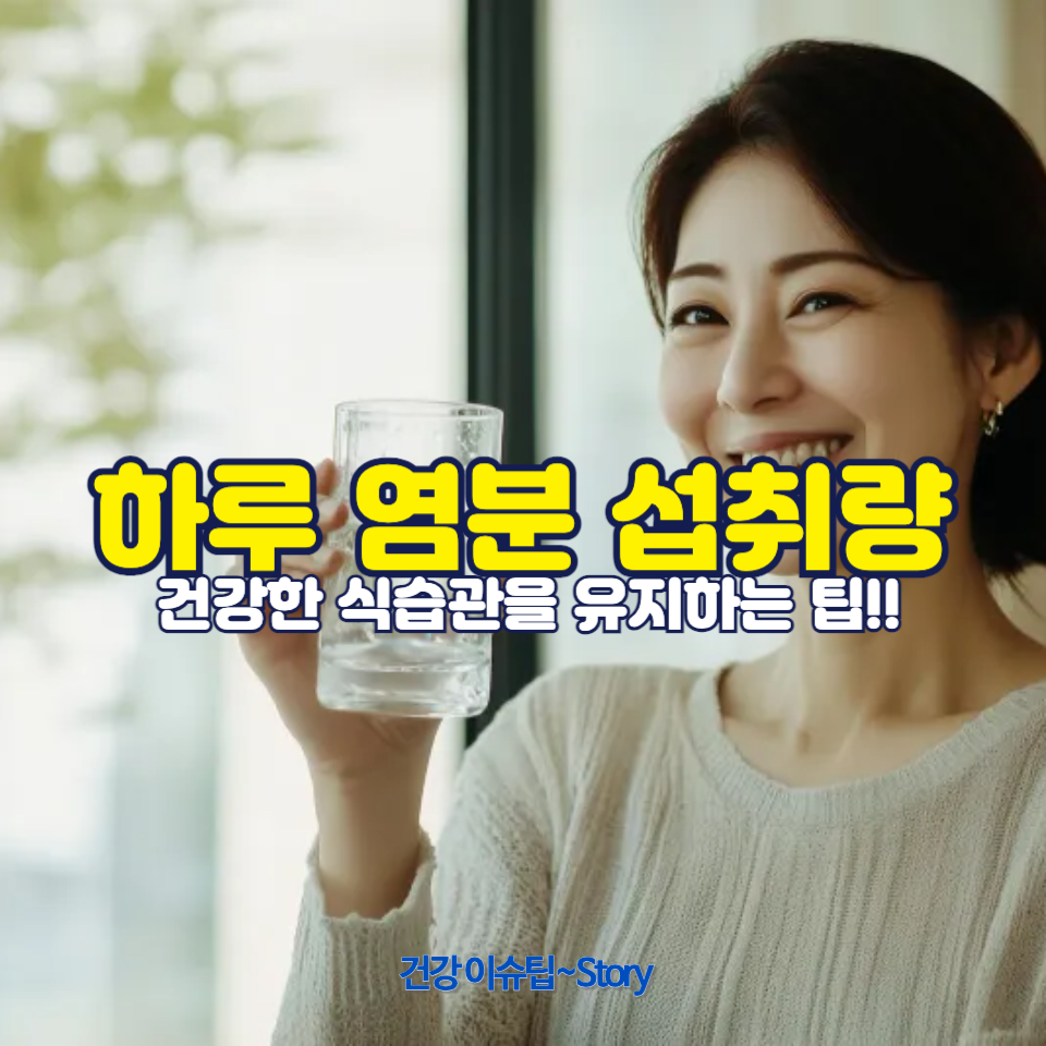 하루에 섭취해야 할 염분의 적정량