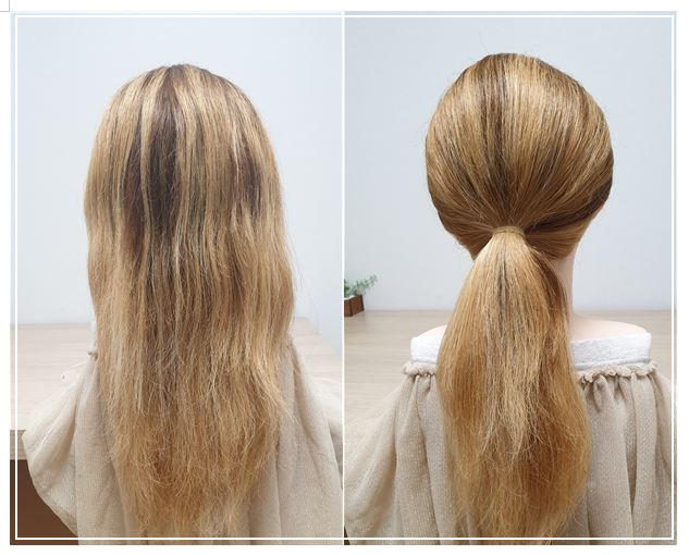 로우 번 업스타일