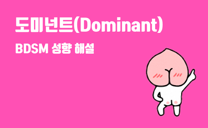 bdsm 도미넌트 성향