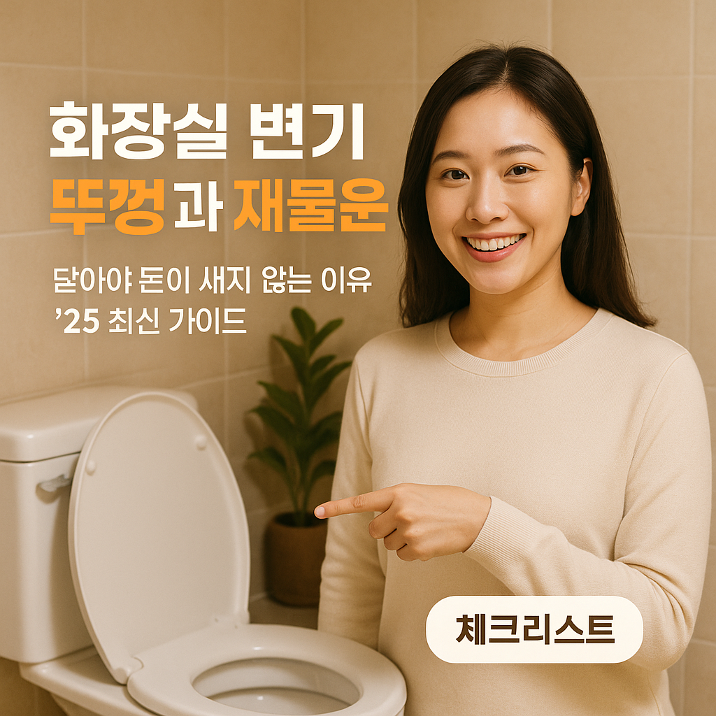 화장실 변기 뚜껑과 재물운 | 닫아야 돈이 새지 않는 이유 ’25 최신 가이드