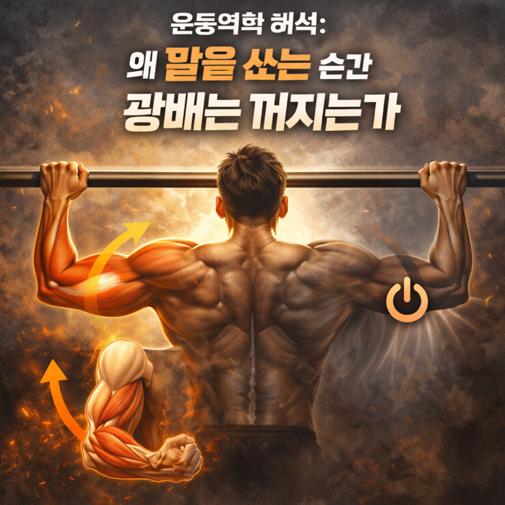 랫풀다운에서 팔 개입 줄이는 핵심 기준