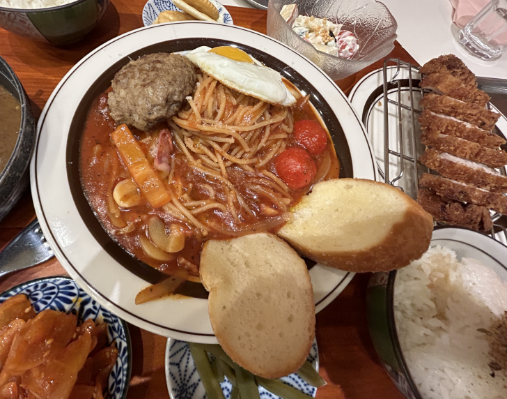 토끼정-나폴리탄-함바그-파스타