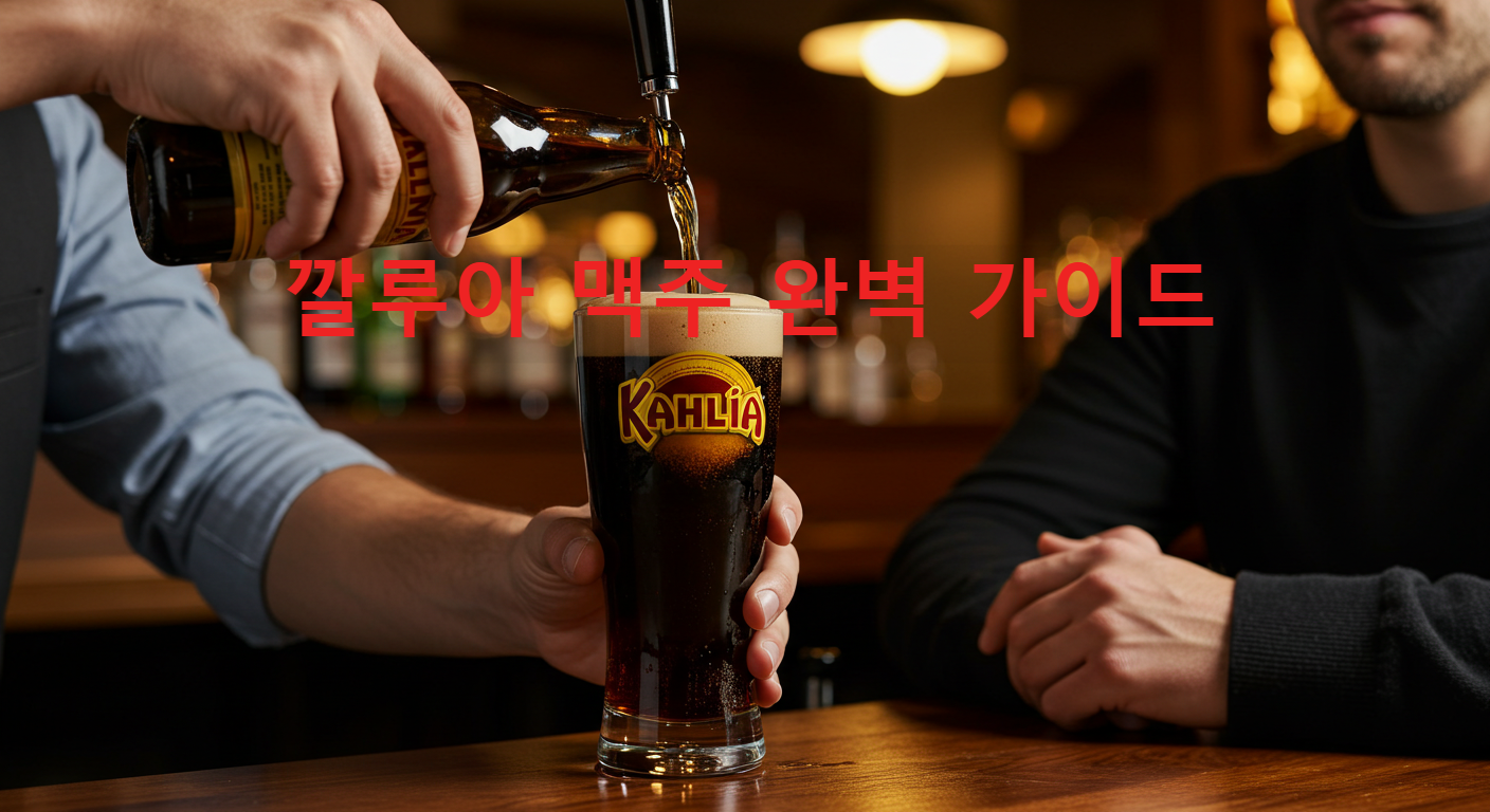 깔루아 맥주 완벽 가이드: 만드는 법