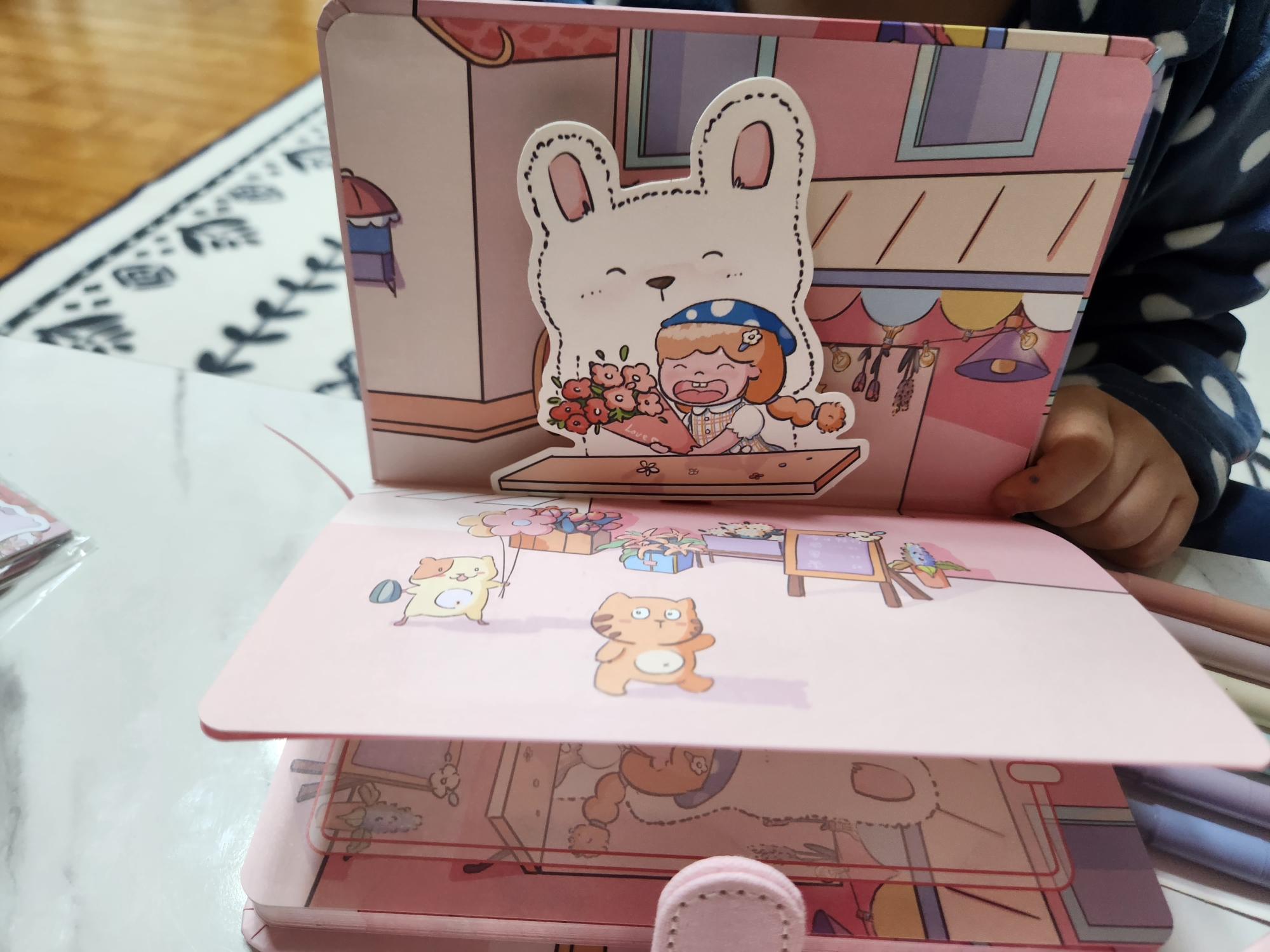 다이어리 꾸미기 세트 초등여아 선물 너무 좋아해요