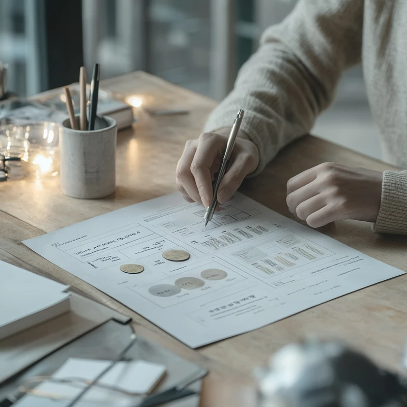 연금계좌 ETF 계좌를 개설하며 다양한 ETF 투자 옵션을 검토하는 투자자 모습에 2025 연금저축계좌, ETF 선택 요령, 신청 절차, 연금계좌 투자, 제도 안내 등 LSI 키워드 활용하여 연금계좌 ETF 투자의 실질적 방법과 준비 과정 강조